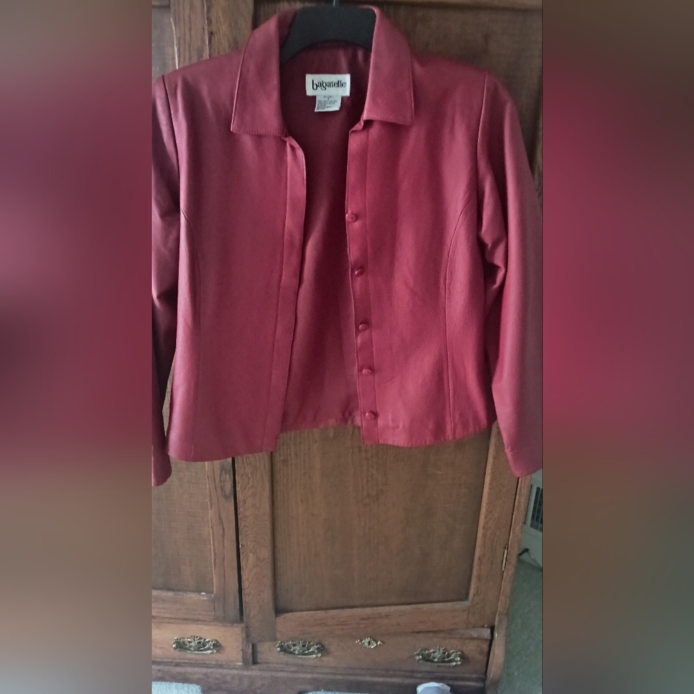 Bagatelle Women's Deep Red Blazer
